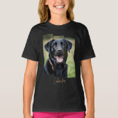 Charming Labrador Retriever Portrait - Triptych Ar Tシャツ (正面)