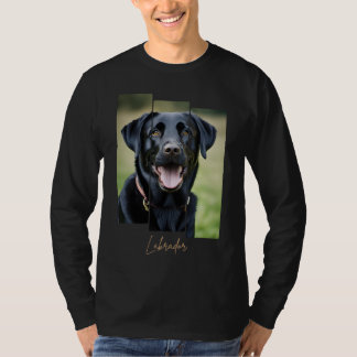 Charming Labrador Retriever Portrait - Triptych Ar Tシャツ