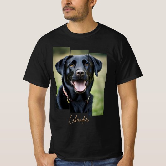 Charming Labrador Retriever Portrait - Triptych Ar Tシャツ (正面)