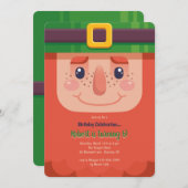 Charming Leprechaun Invitation 招待状 (正面/裏面)
