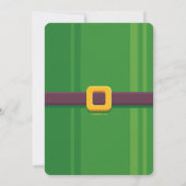 Charming Leprechaun Invitation 招待状 (裏面)