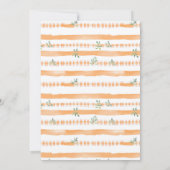 Charming little Sprout Baby Shower 招待状 (裏面)