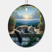 Charming Maine Coon Keepsake セラミックオーナメント (左)