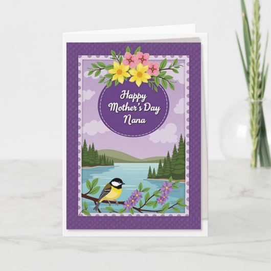 Charming Mothers Day Emblem Card カード (正面)