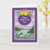 Charming Mothers Day Emblem Card カード (黄色い花)