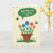 Charming Mothers Day Flower Card カード (黄色い花)