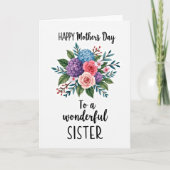 Charming Mothers Day Script Card カード (正面)