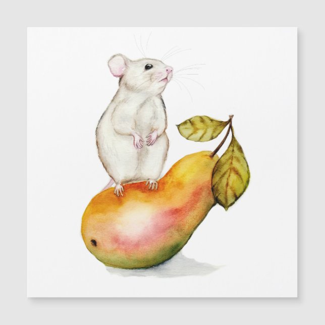 Charming Mouse on a Pear (正面)