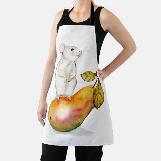 Charming Mouse on a Pear エプロン (インサイチュ)