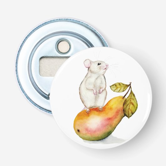 Charming Mouse on a Pear 栓抜き (正面)