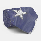 Charming Mystique | Silver Moon Stars Sun Amulet ネクタイ (ロール)