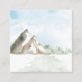 Charming Neutral Woodland Bear Diaper Raffle エンクロージャーカード (裏面)