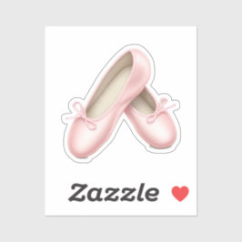Charming Pink Ballet Flats Emoji  シール
