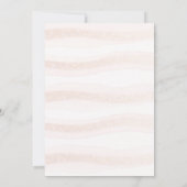 Charming Pink Vintage Tea Set Bridal Shower 招待状 (裏面)