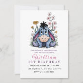Charming Pooh & Friends Birthday 招待状 (正面)