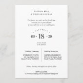 Charming Romantic Floral & Transparency Overlay 招待状 (裏面)