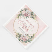 Charming rose gold dusty pink floral bridal shower (コーナー)