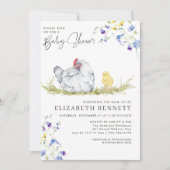 Charming Rustic Farmhouse | Chicken Baby  招待状 (正面)