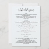 Charming Rustic Mountains Landscape Watercolor 招待状 (裏面)