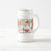 Charming Scandinavian Folk Christmas ビールジョッキ (正面右)