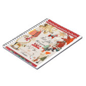 Charming Scandinavian Folk Christmas Wallpaper – V ノートブック (左側)