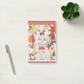 Charming Scandinavian Folk Christmas Wallpaper – V ポストイット (オフィス)