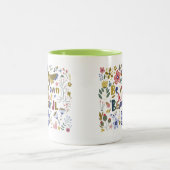 Charming Simple Message Delightful Nature Quote  ツートーンマグカップ (中央)