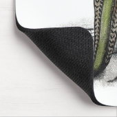 Charming Snake and Butterfly Love Mousepad マウスパッド (コーナー)