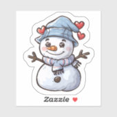 Charming Snowman With a Warm Spirit シール (シート)