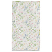 Charming Spring Bird and Floral  スモールペーパーバッグ (正面)