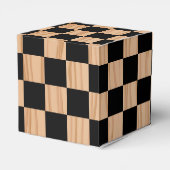 Charming Square Checkers Heart Mark Design フェイバーボックス (裏面サイド)