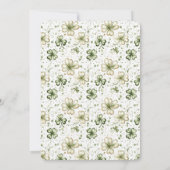 Charming St. Patrick’s Day Gnome and Clovers 招待状 (裏面)