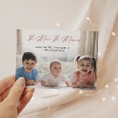 Charming The More The Merrier Baby Announcement 案内状
