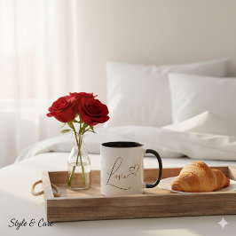 Charming Unique Love Graphic Coffee Mug マグカップ