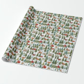 Charming Whimsical Christmas Wrapping Paper ラッピングペーパー (アンロールド)
