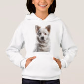 Charming White Shepherd Puppy Portrait (正面)