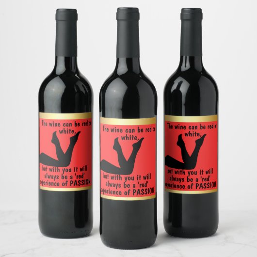 Charming Wine Labels to Win His Heart! ワインラベル (ボトル)