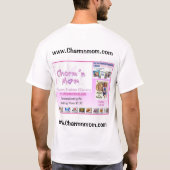Charmnmom.com著なされる最も熱いワイシャツ Tシャツ (裏面)