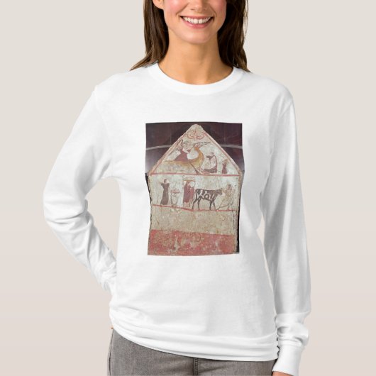 Charonの公園そして行列 Tシャツ (正面)