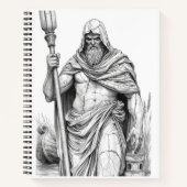 Charon Ferryman Marble Statue Gothic Ink Art Noteb ノートブック (正面)