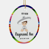 Charroの男の子の洗礼のオーナメント セラミックオーナメント (右)