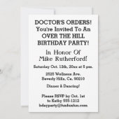 Chart For Patient Funny博士 招待状 (裏面)