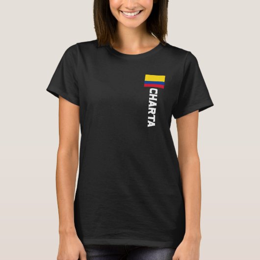 Charta Colombia For Colombian Men Women Kids Tシャツ (正面)