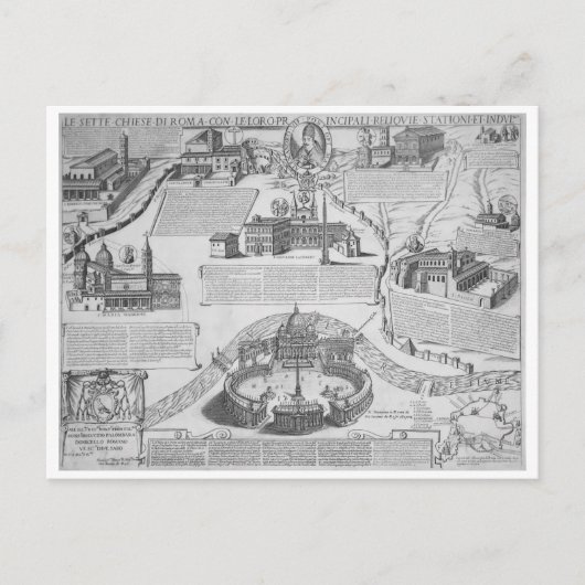 Charta PostalisPladgentiae VII Ecclesiarum Urbis ポストカード (正面)