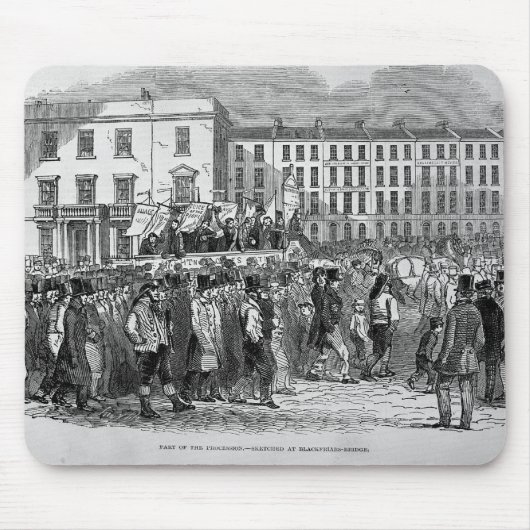 Chartistの行列の部分 マウスパッド (正面)