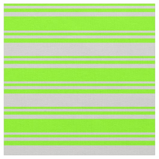 ChartreuseとLight Grayパターン ファブリック (クローズアップ)
