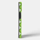 ChartreuseグリーンダイヤモンドパターンケースメイトiPhone Case-Mate iPhoneケース (裏面 / 右)