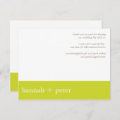 Chartreuseバナー：:サンキューカード サンキューカード (正面/裏面)