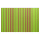 Chartreuse & Brown Colored裏打ち/パターストライプのン ファブリック (ファットクウォーター)