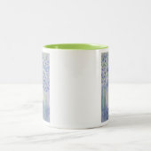 Chartreuse Figs水彩 ツートーンマグカップ (中央)